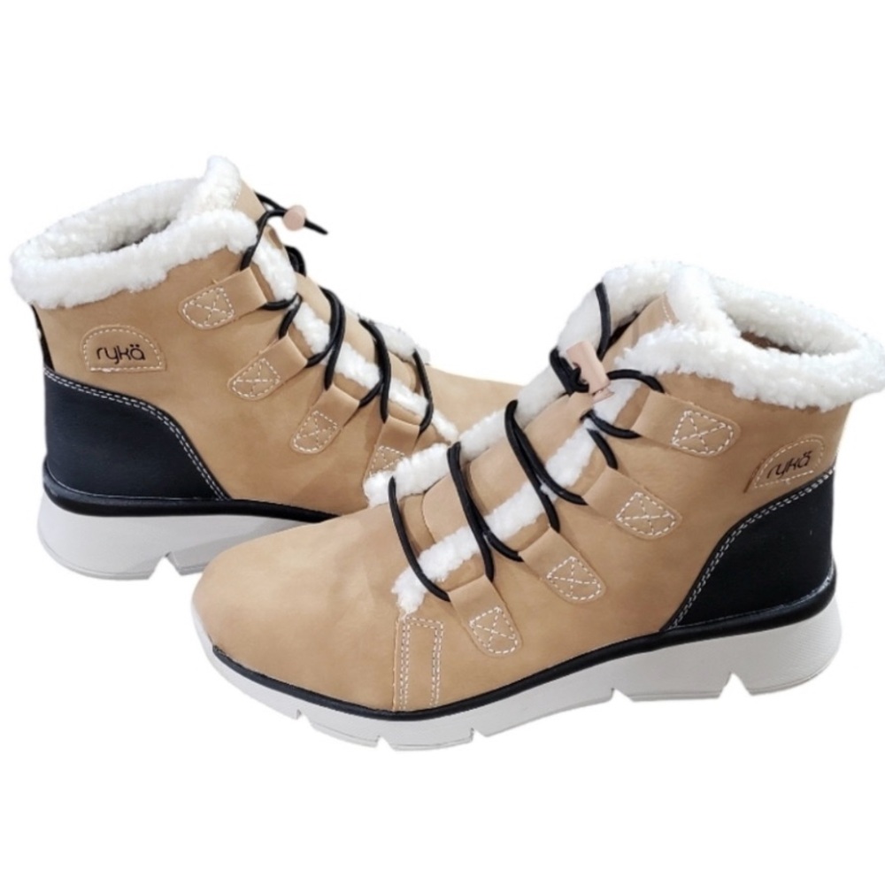 Ryka Ankle Boot W/ Faux Fur Trim